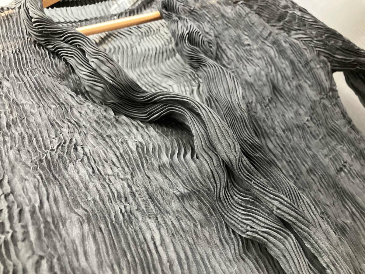 ISSEY MIYAKE レディース2 IM93FJ424 長袖シャツブラウス プリーツ_画像3