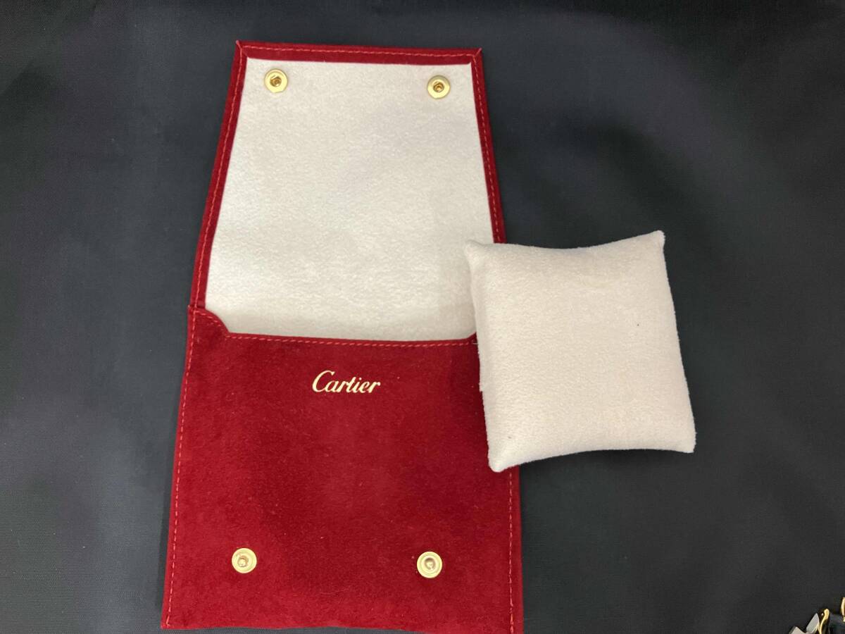 【稼動品】 Cartier カルティエ　カドランPM　QUADRANT LC PM 750刻印　腕時計　クオーツ_画像8