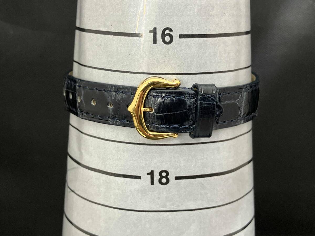 【稼動品】 Cartier カルティエ　カドランPM　QUADRANT LC PM 750刻印　腕時計　クオーツ_画像7