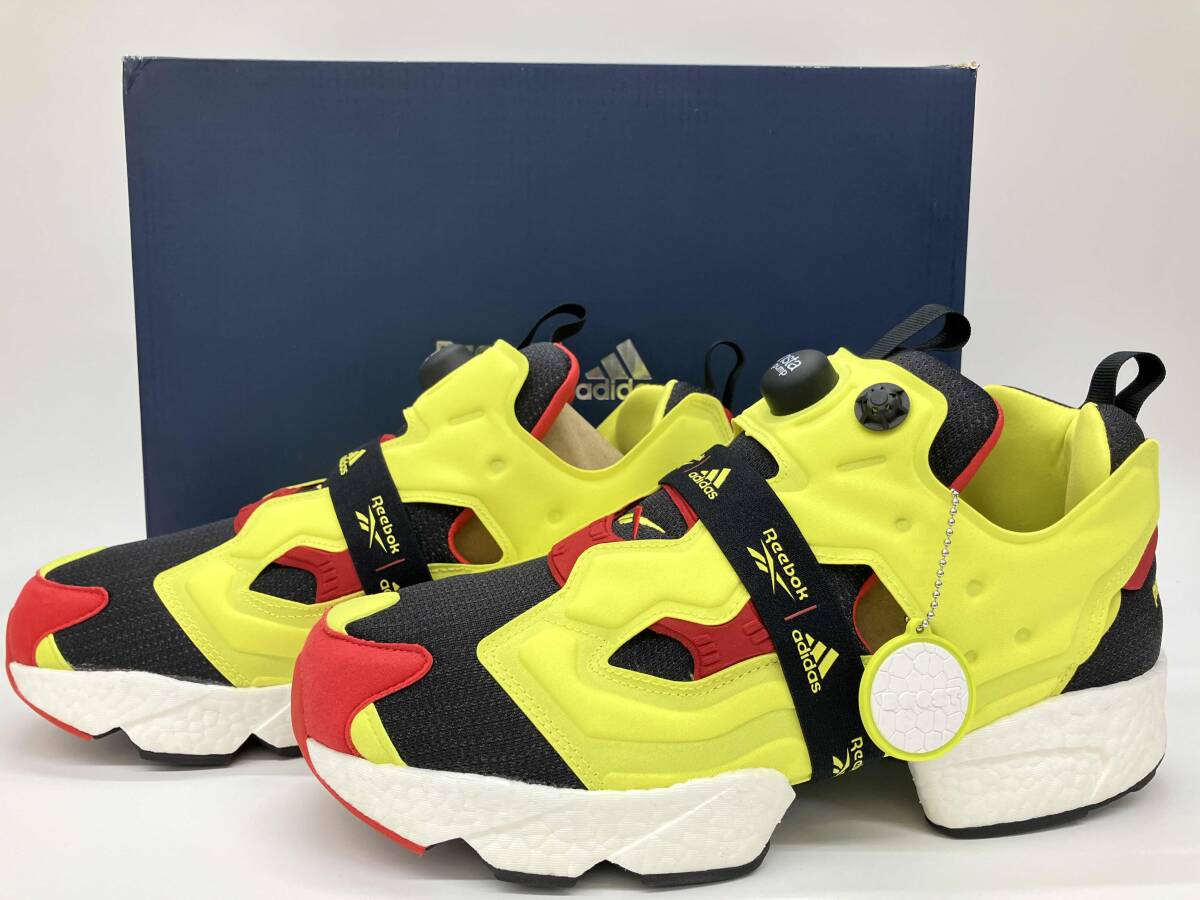 adidas Reebok INSTAPUMP FURY BOOST FW5305 Adidas Reebok Insta насос Fury форсирование US12 30cm UK11 EU45.5 желтый красный 