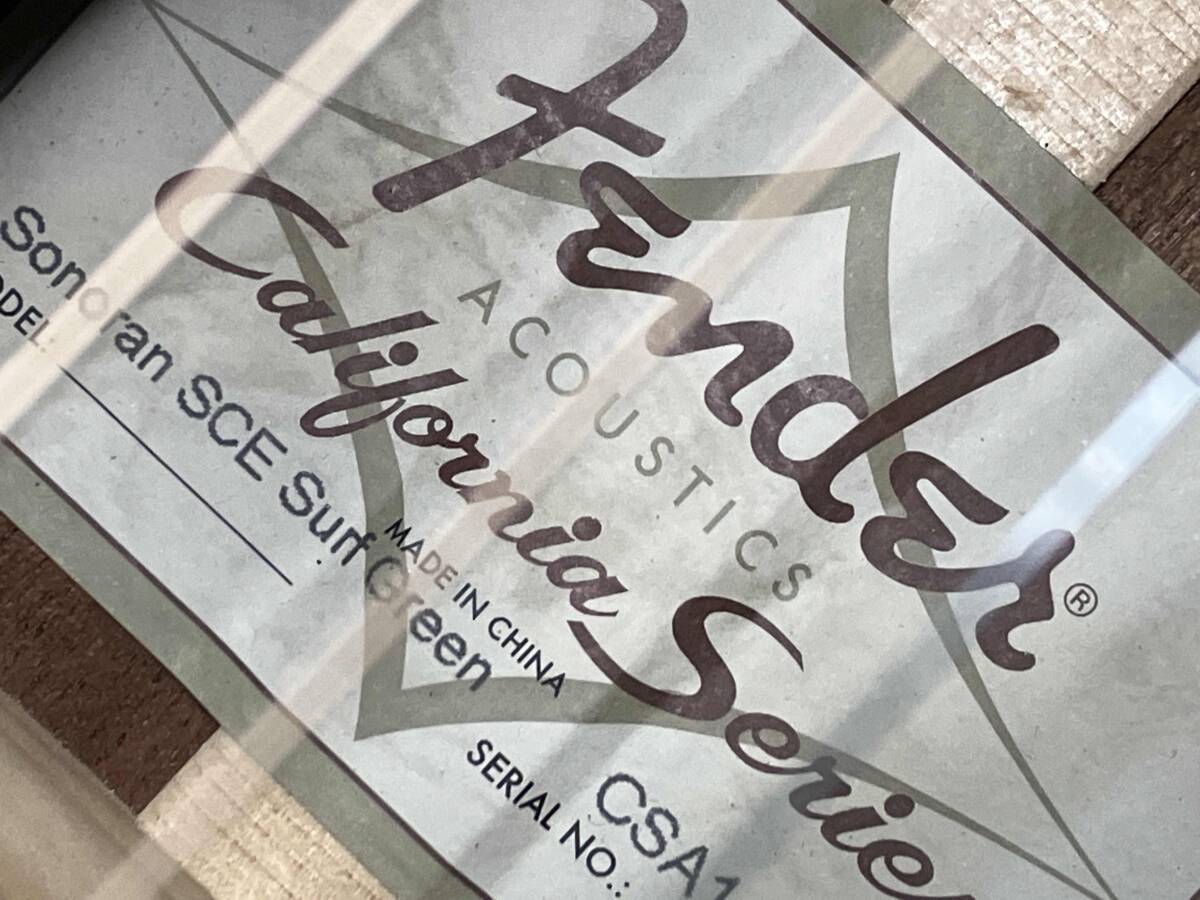 【メンテナンス済】Fender Sonoran アコースティックギター フェンダー_画像8