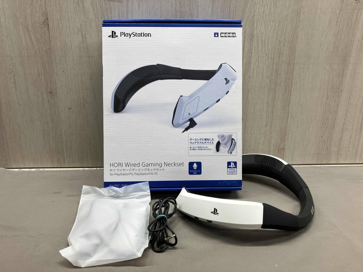 ②ホリ ワイヤードゲーミングネックセット for PlayStation5 PlayStation4 PC_画像1