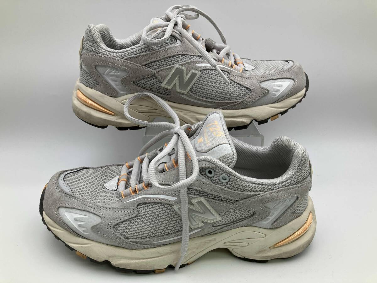 New Balance ニューバランス スニーカー グレー NEW BALANCE ML725I 24㎝ 両足かかと内側ほつれあり_画像4