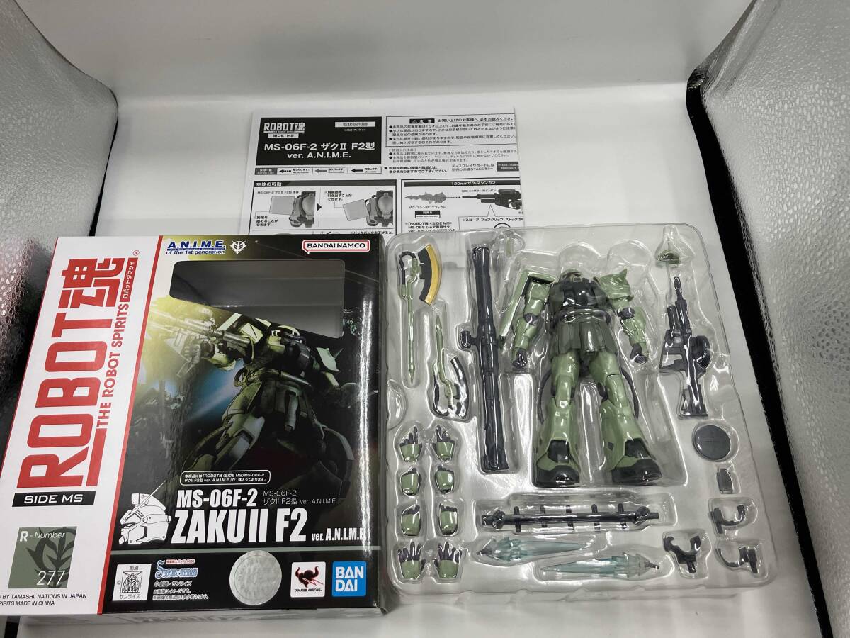（※開封済み）ROBOT魂 MS-06F-2 ザクⅡ F2型 ver.A.N.I.M.E. 機動戦士ガンダム0083 STARDUST MEMORY_画像3