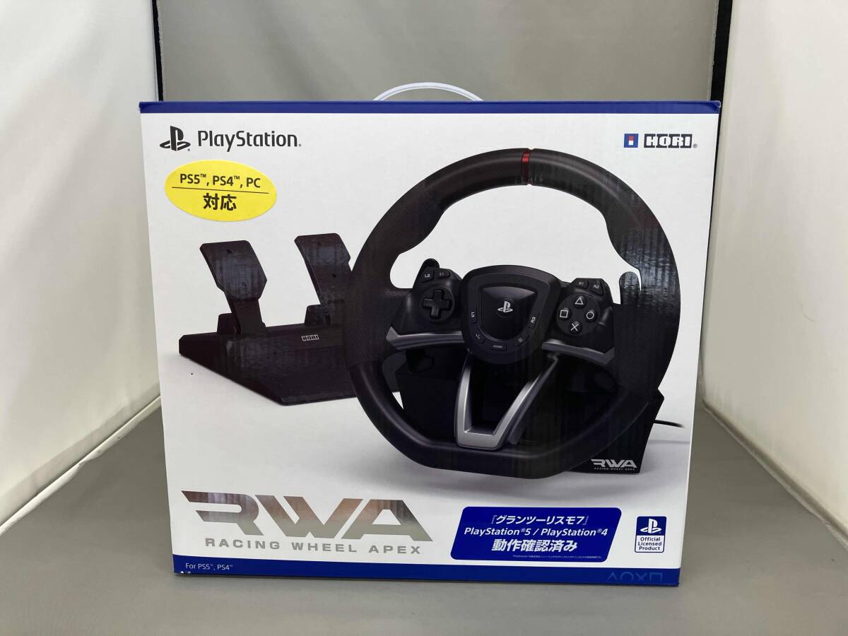 動作未確認 レーシングホイールエイペックス for PlayStation5,PlayStation4,PC_画像1