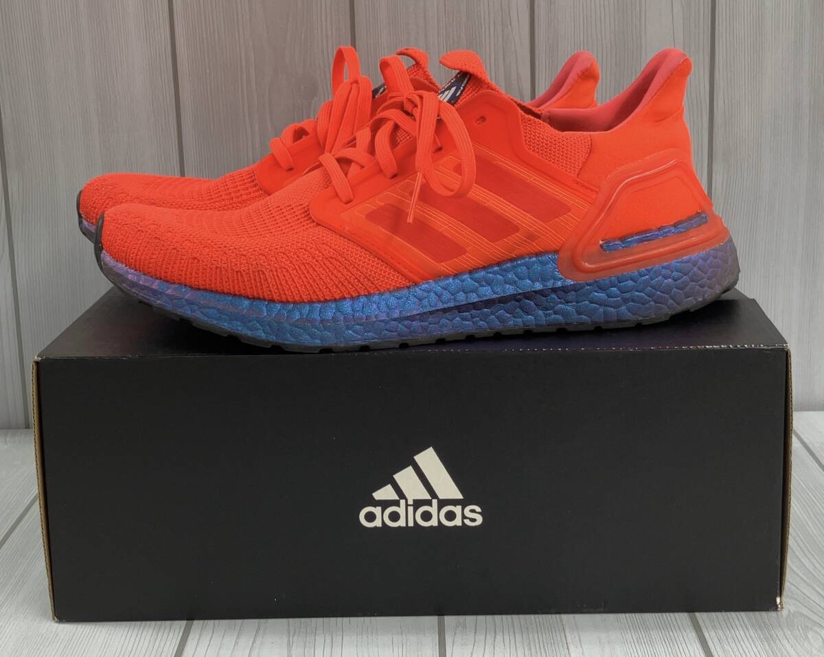 adidas Adidas ULTRA BOOST 20 спортивные туфли FV8451 красный [28cm] коробка есть 