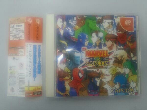 【帯・ハガキ付き】マーヴルVSカプコン クラッシュオブスーパーヒーローズ セガ ドリームキャスト_画像1