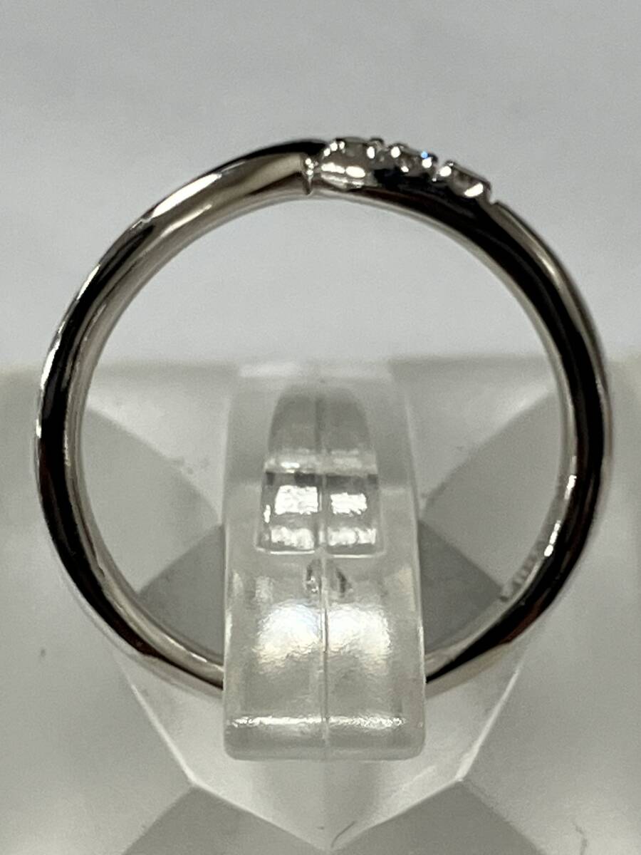 4℃ ヨンドシー　K18 #6 1.8g 透明石　リング_画像4