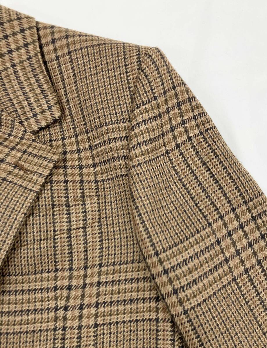 CELINE セリーヌ ジャケット チェック 茶系 2V49F9470 サイズ34 店舗受取可_画像4