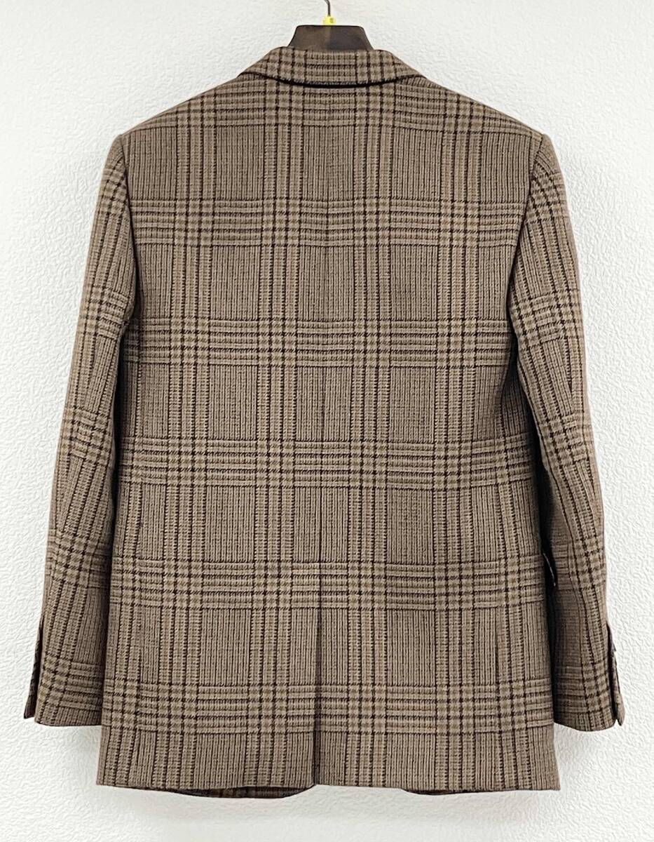 CELINE セリーヌ ジャケット チェック 茶系 2V49F9470 サイズ34 店舗受取可_画像2