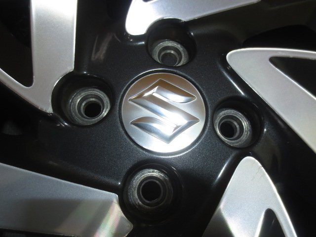 ☆スピスタ☆ホイール スズキ純正 スペーシア 15インチ 4本 4.5J +45 100-4 R155259H 中古_画像3