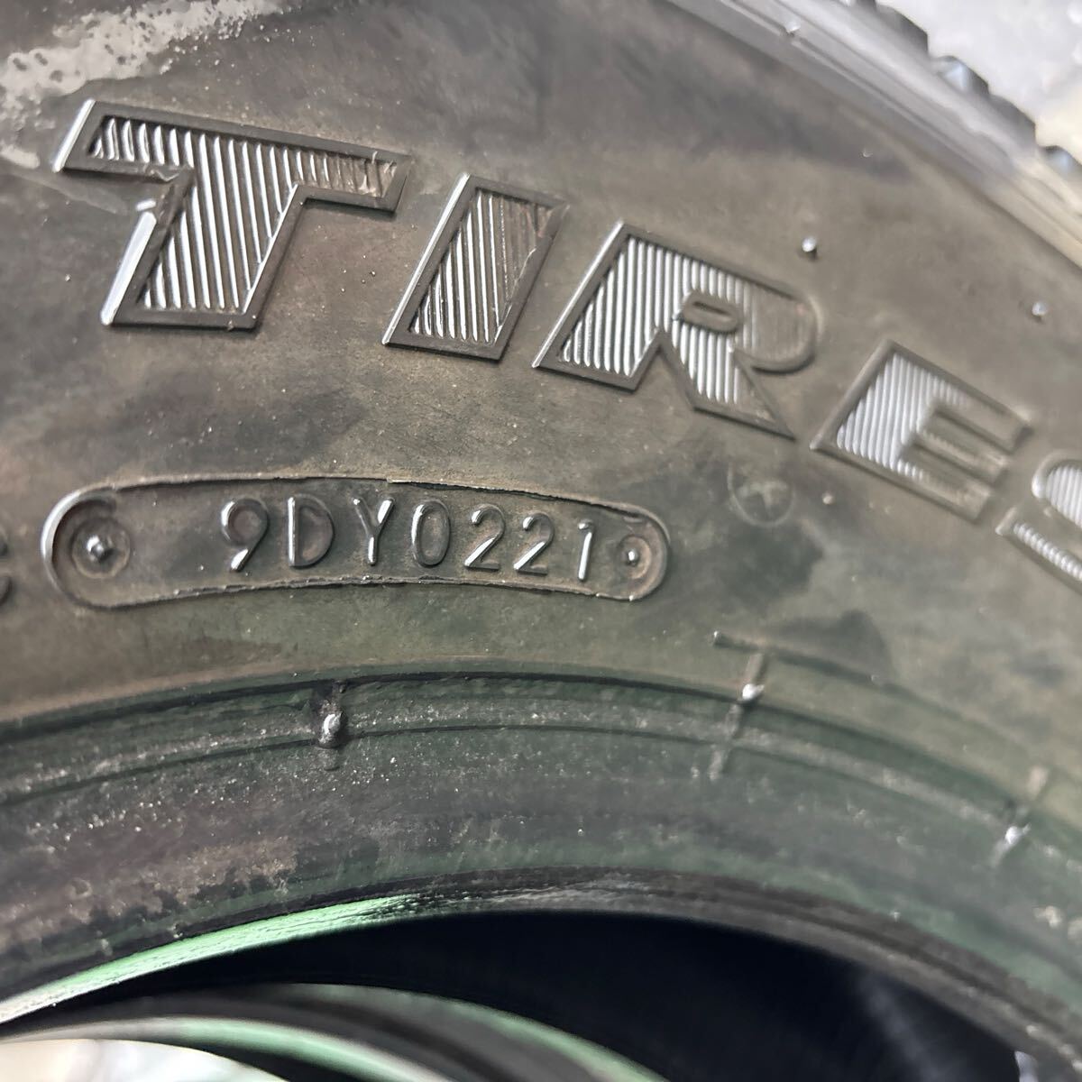 225/85R16 121/119 N LT TOYO M934 中古スタッドレスタイヤ2本セット:17000円_画像9