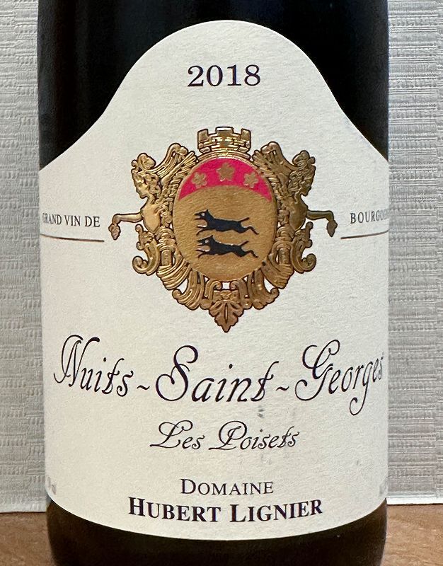 ★ドメーヌ?ユベール?リニエ ニュイ?サン?ジョルジュ レ?ポワゼ 2018年 750ml 正規(guī)品★　