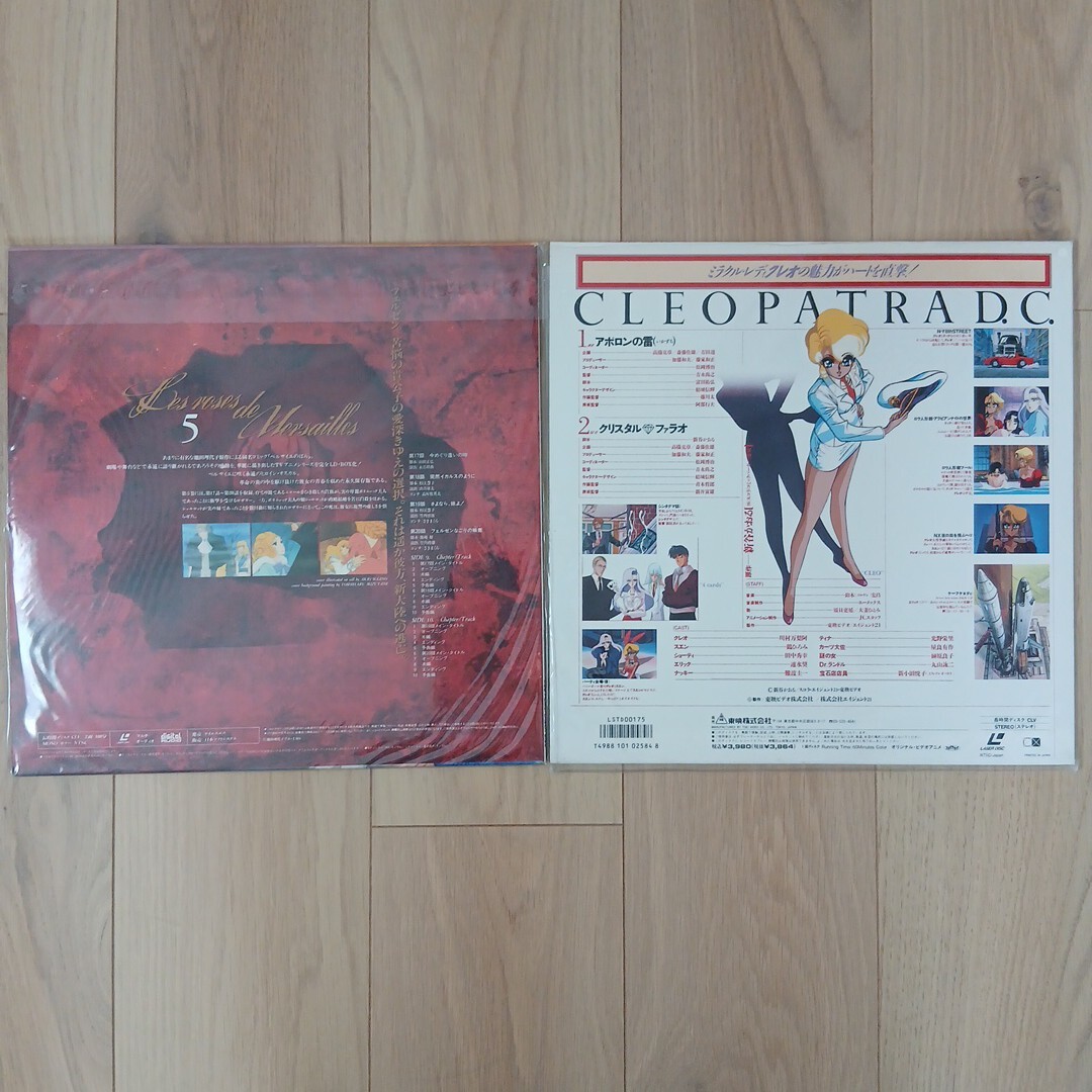 ◎【まとめ売り】レーザーディスク LD バブルガムクライシス ストリートファイター クラッシャージョウ 竹宮恵子 吸血鬼ハンターD ベルばら