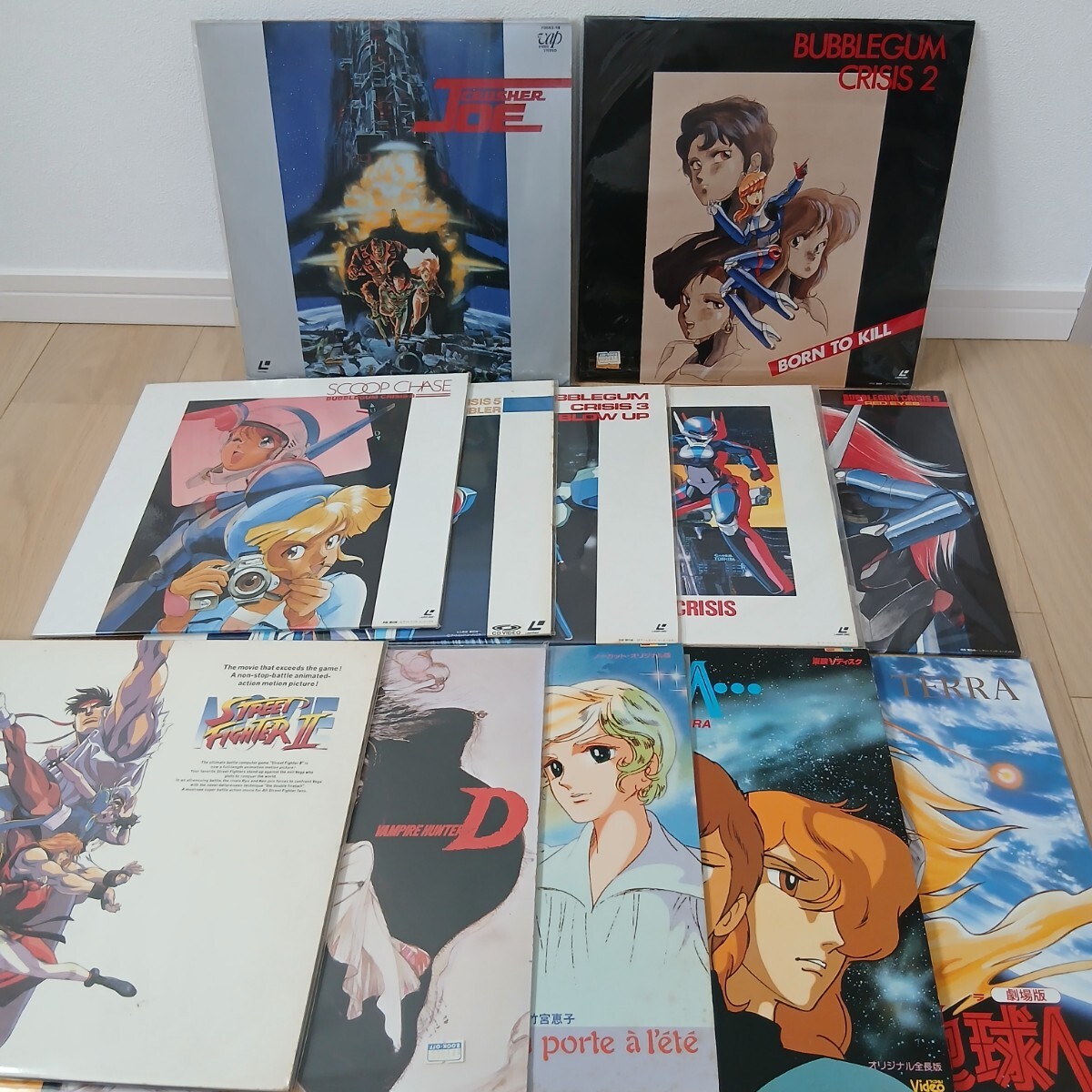 ◎【まとめ売り】レーザーディスク LD バブルガムクライシス ストリートファイター クラッシャージョウ 竹宮恵子 吸血鬼ハンターD ベルばら