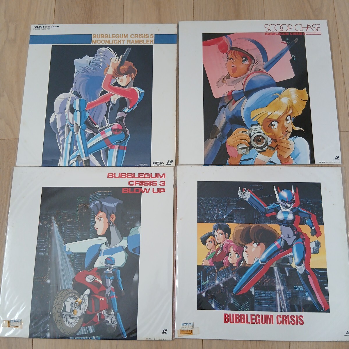 ◎【まとめ売り】レーザーディスク LD バブルガムクライシス ストリートファイター クラッシャージョウ 竹宮恵子 吸血鬼ハンターD ベルばら