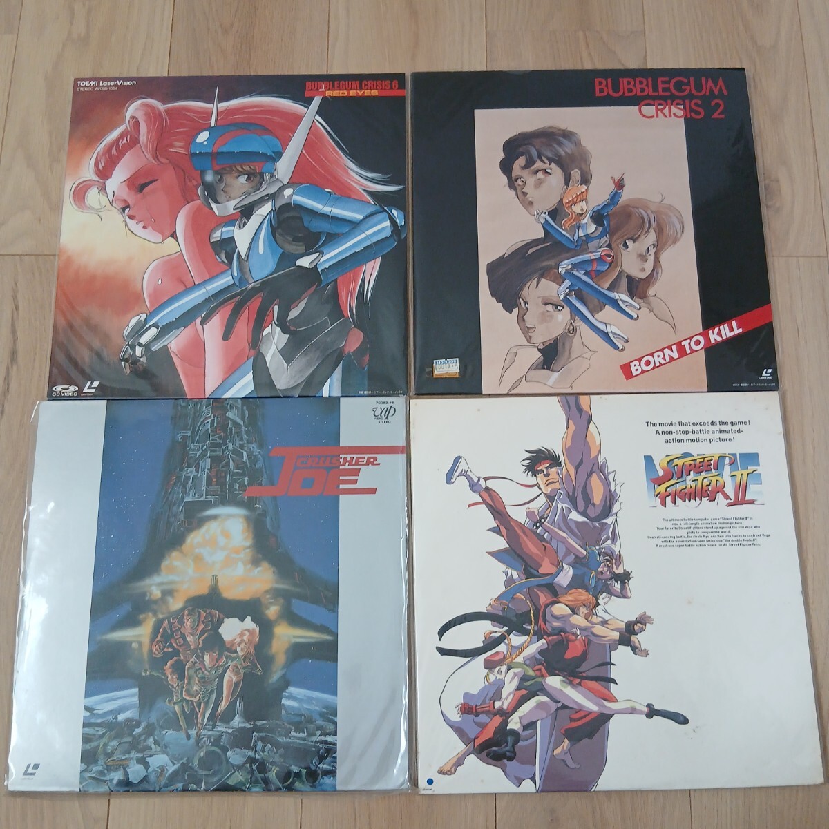 ◎【まとめ売り】レーザーディスク LD バブルガムクライシス ストリートファイター クラッシャージョウ 竹宮恵子 吸血鬼ハンターD ベルばら