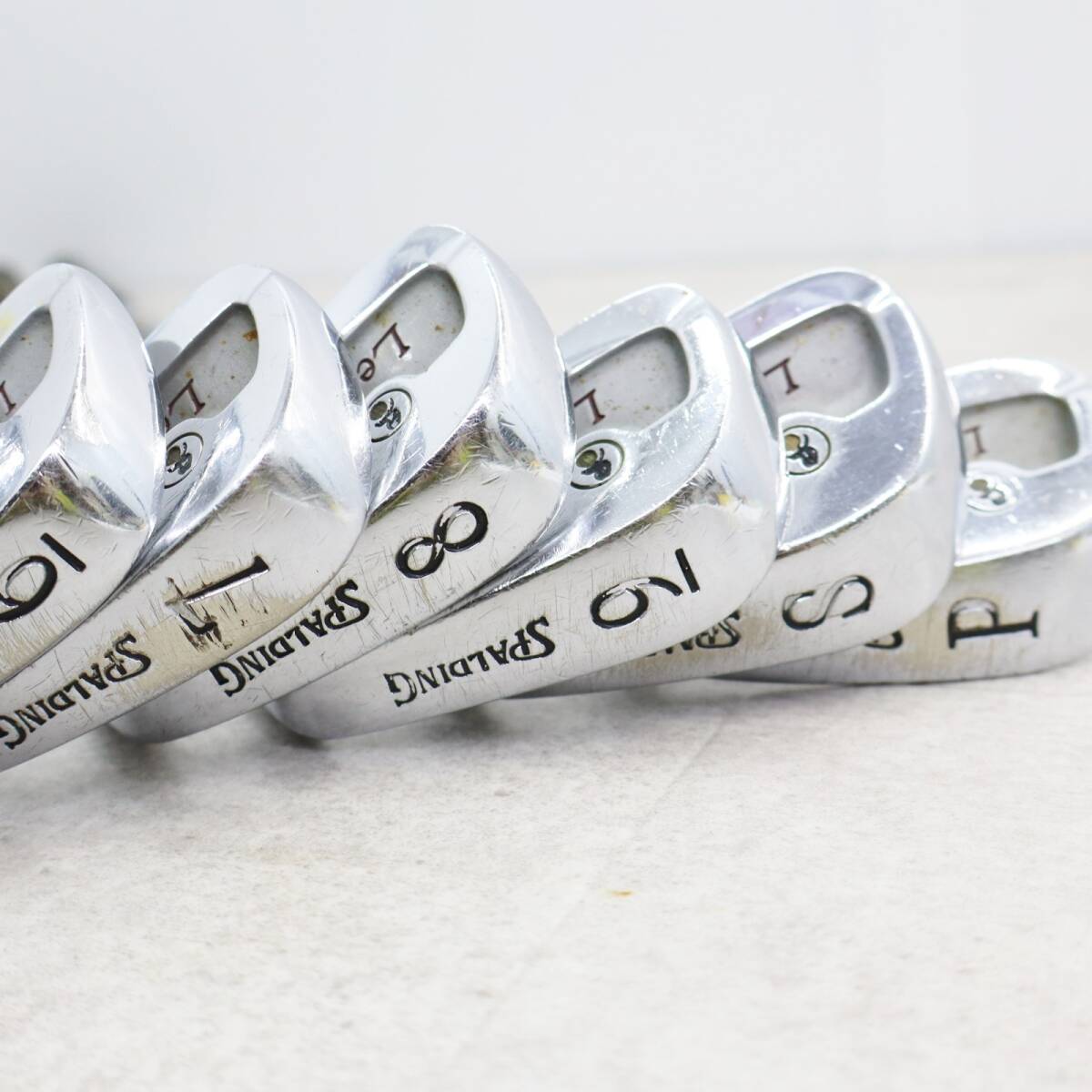 ▼ゴルフ用品 ｜アイアン 9本まとめ ｜SPALDING　スポルディング LEGACY ｜3.4.5.6.7.8.9.S.P番 ゴルフグッズ ■P1015