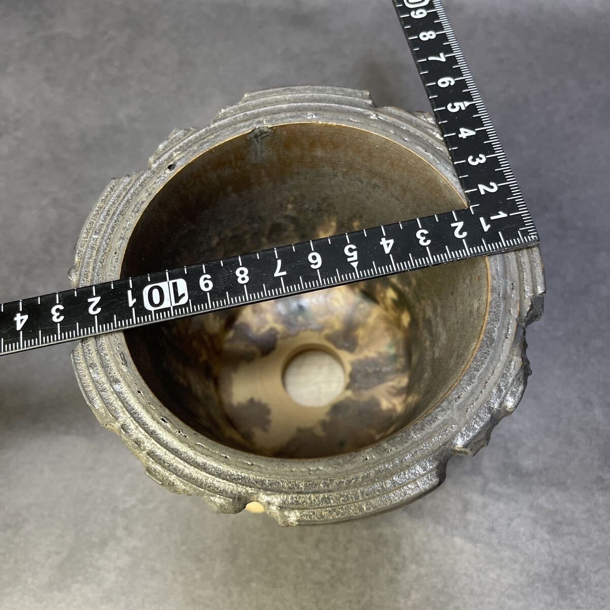 す305 HAND Made 4号 植木鉢 陶器 検(アガベ パキプス 姫巌竜 帝釈天 黒火焔 factory SRL カタチ製作所 グラキリス 塊根植物_画像5