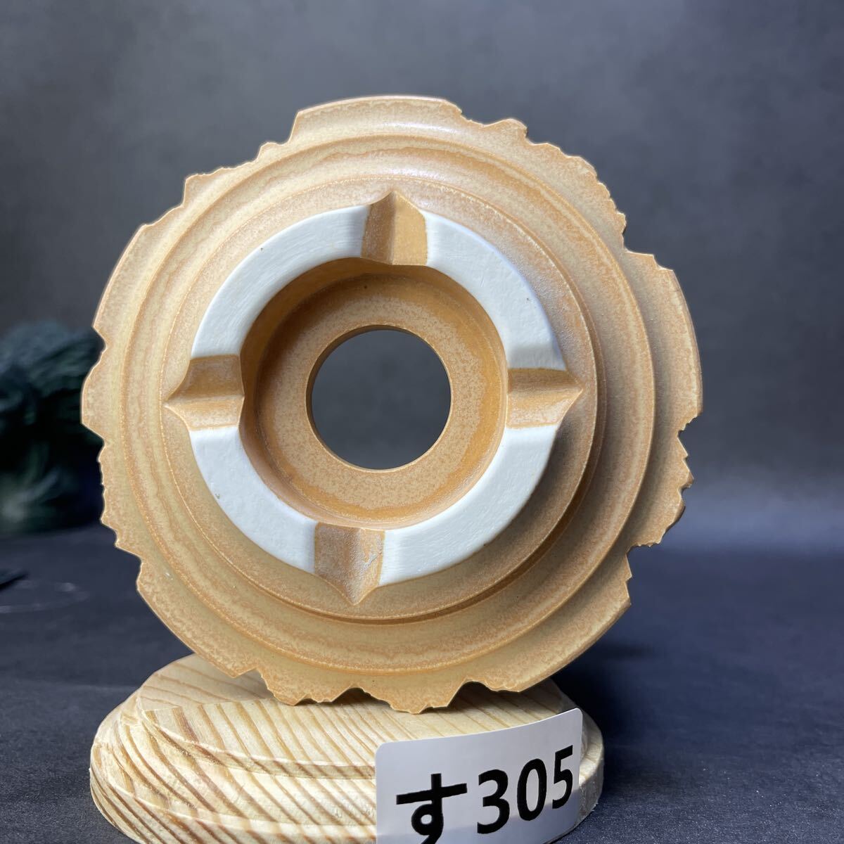 す305 HAND Made 4号 植木鉢 陶器 検(アガベ パキプス 姫巌竜 帝釈天 黒火焔 factory SRL カタチ製作所 グラキリス 塊根植物_画像7