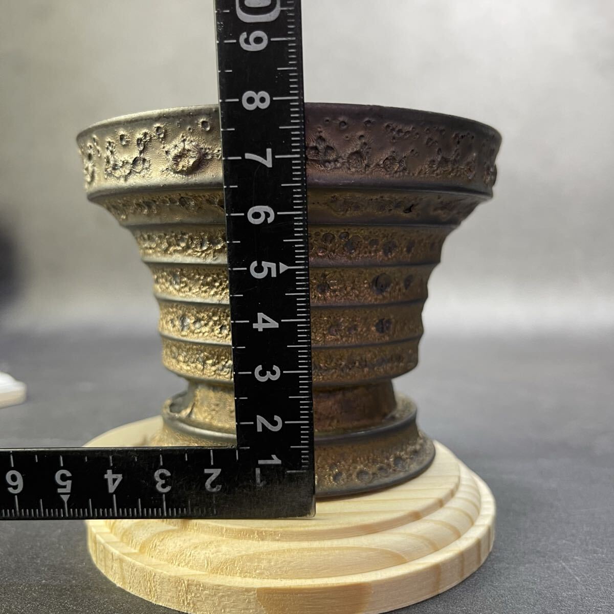 ま045 Hand MADE 植木鉢 陶器 検（塊根植物 アガベ パキプス invisible ink raw life factory SRL 伝市鉢 カタチ製作所 グラキリス_画像6