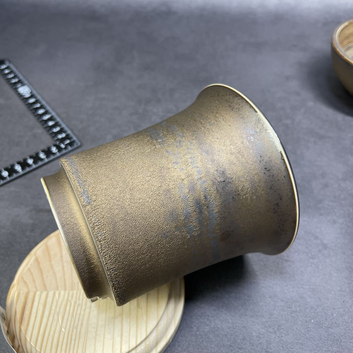 ま278 HAND Made 植木鉢 陶器検(アガベ パキプス 姫巌竜 帝釈天 黒火焔 factory SRL カタチ製作所 グラキリス 塊根植物 亀甲竜_画像3