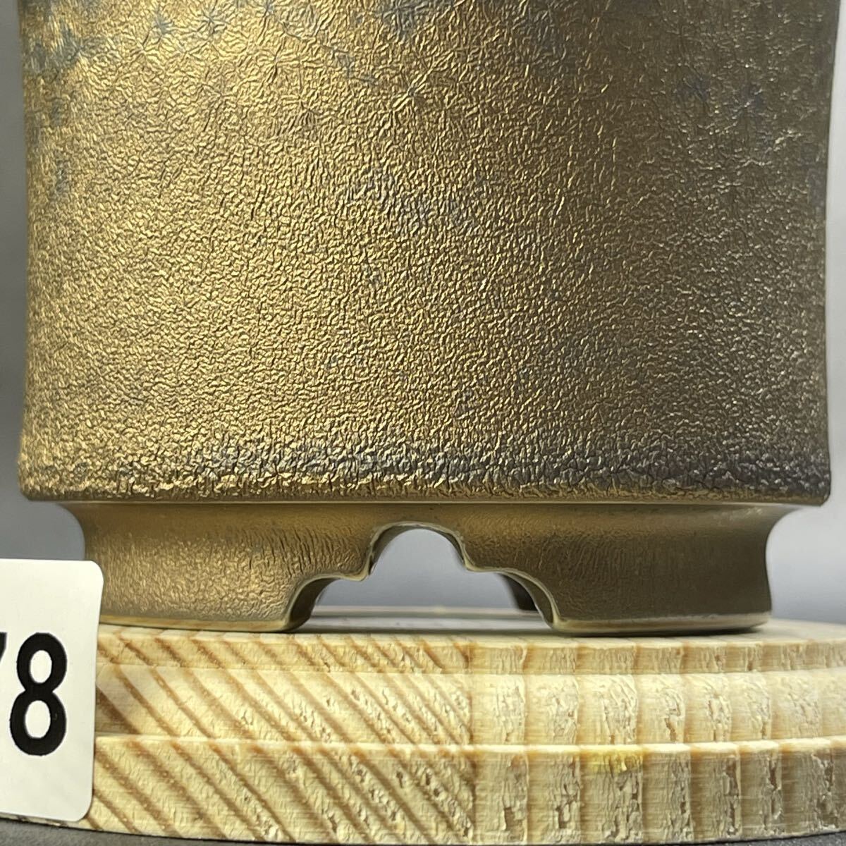 ま278 HAND Made 植木鉢 陶器検(アガベ パキプス 姫巌竜 帝釈天 黒火焔 factory SRL カタチ製作所 グラキリス 塊根植物 亀甲竜_画像6