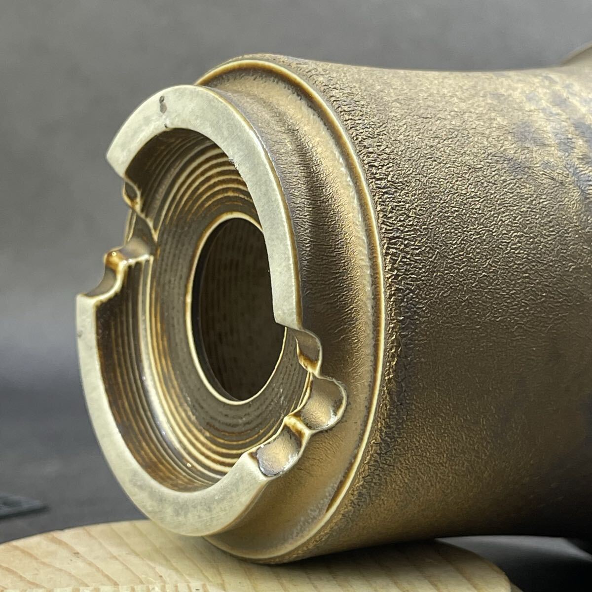 ま278 HAND Made 植木鉢 陶器検(アガベ パキプス 姫巌竜 帝釈天 黒火焔 factory SRL カタチ製作所 グラキリス 塊根植物 亀甲竜_画像7