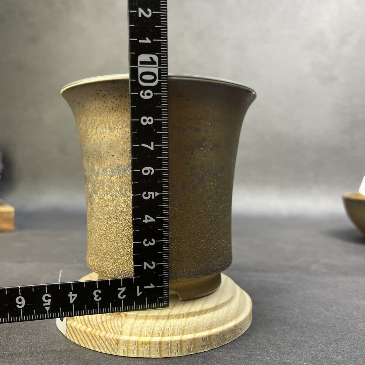 ま278 HAND Made 植木鉢 陶器検(アガベ パキプス 姫巌竜 帝釈天 黒火焔 factory SRL カタチ製作所 グラキリス 塊根植物 亀甲竜_画像9