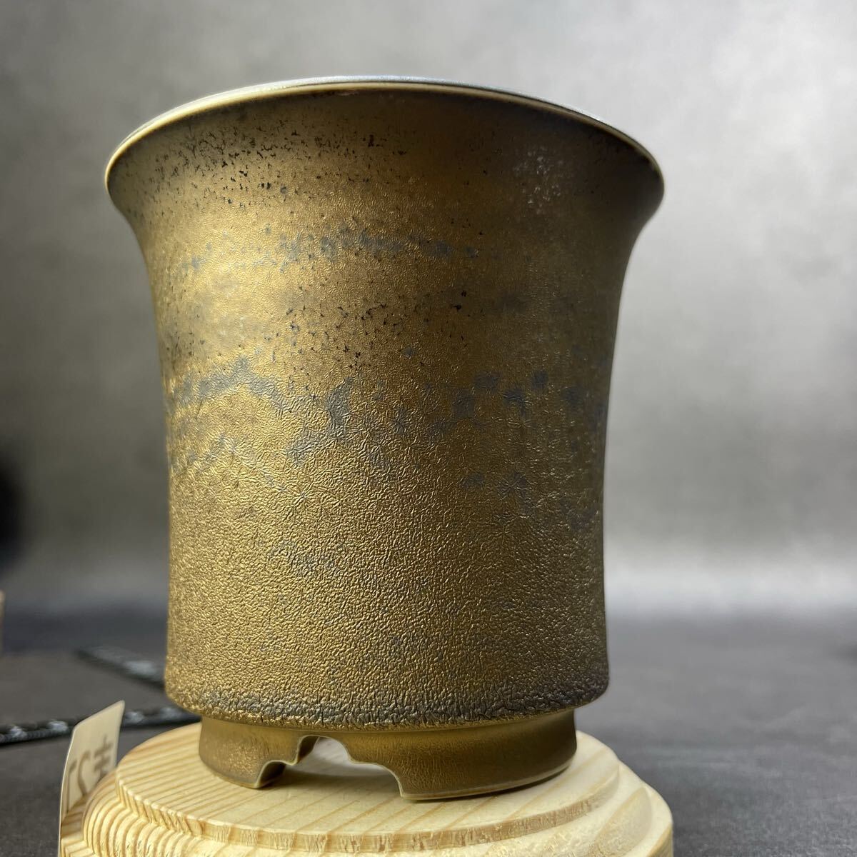 ま278 HAND Made 植木鉢 陶器検(アガベ パキプス 姫巌竜 帝釈天 黒火焔 factory SRL カタチ製作所 グラキリス 塊根植物 亀甲竜_画像10