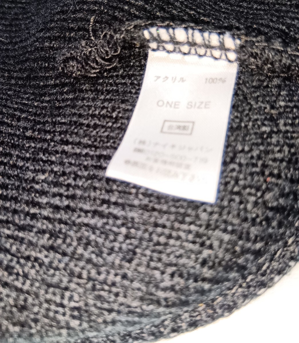 ☆NIKE キッズSize 黒色ブラック刺繍SWOOSHキャップ帽子ニットぼうしスポーツ アウトドア2重生地 株式会社ナイキ ジャパンBETTER WORLD.COM_画像6