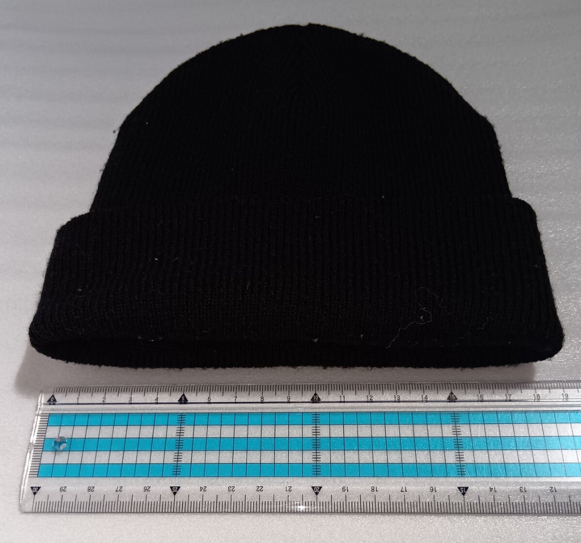 ☆NIKE キッズSize 黒色ブラック刺繍SWOOSHキャップ帽子ニットぼうしスポーツ アウトドア2重生地 株式会社ナイキ ジャパンBETTER WORLD.COM_画像2