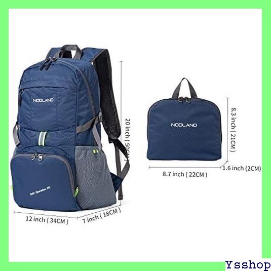 ☆ Sharkborough NODLAND アウトドアバックパック 折りたたみ リュック スポーツ 35L 131_画像2