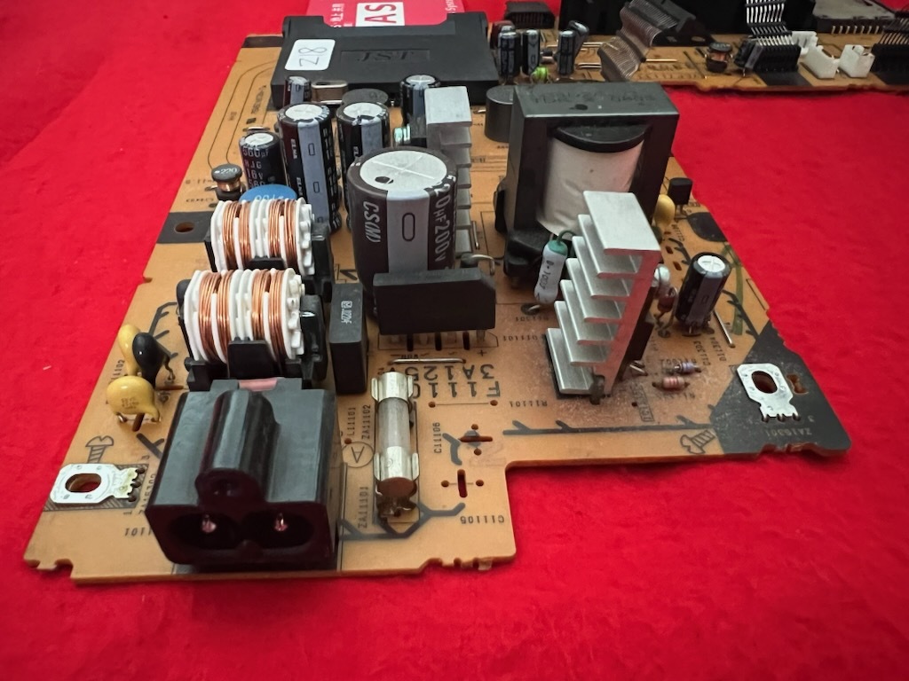 動作品　Panasonic レコーダーDMR-XP12 用 純正 電源マザーボード ディスプレイ(表示)カードスロット基盤 VEP71133 A (Z18)