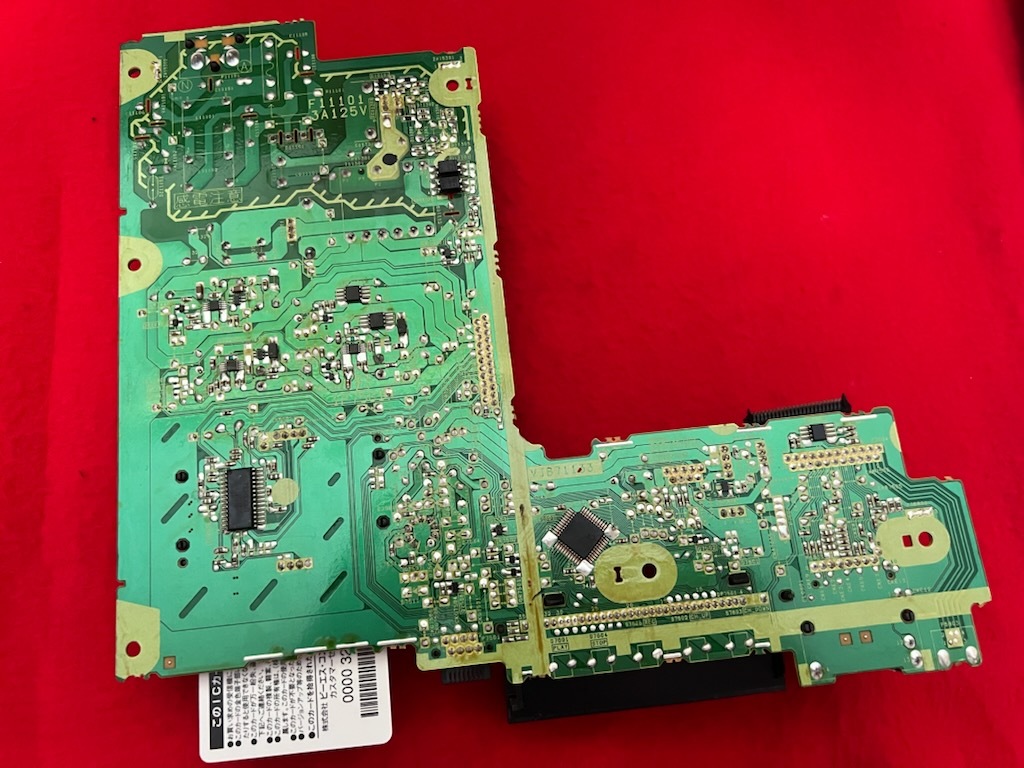 動作品　Panasonic レコーダーDMR-XP12 用 純正 電源マザーボード ディスプレイ(表示)カードスロット基盤 VEP71133 A (Z18)