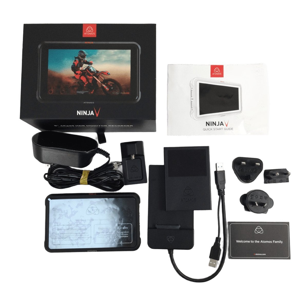 1309 ATOMOS アトモス NINJA V ATOMNJAV01 モニター一體型レコーダー デジタル一眼レフ ミラーレス ゲームレコーディング