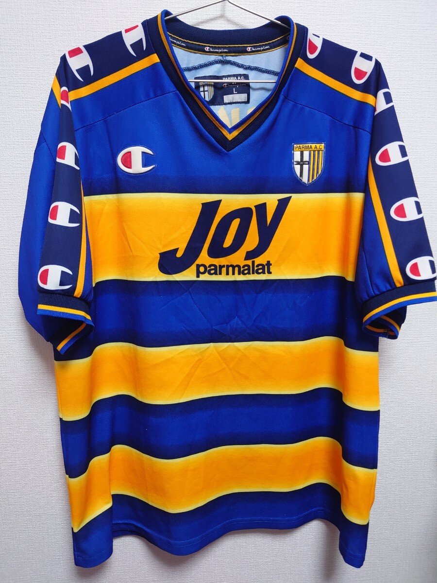 Champion　2002?2003 パルマ　中田英壽　選手仕様　昇華プリント　Parma　Hidetoshi Nakata