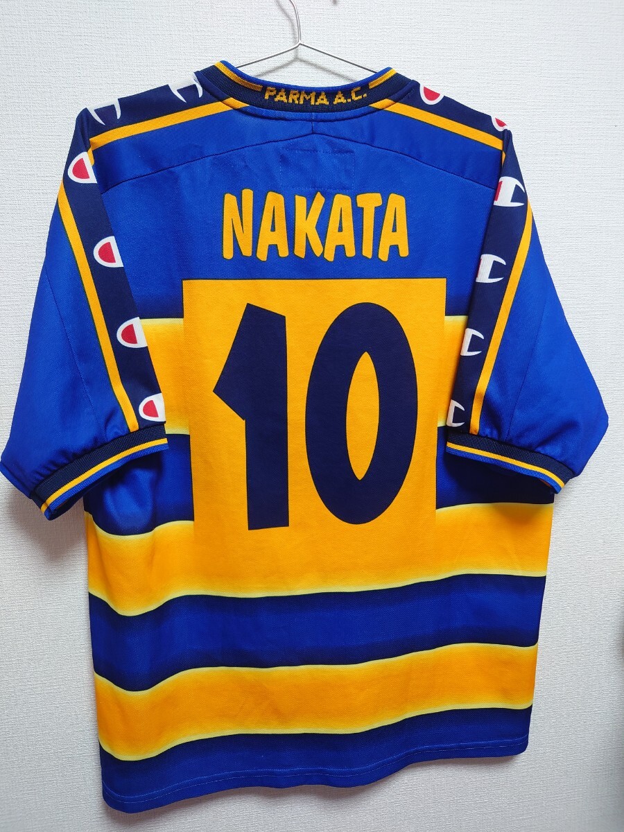 Champion　2002?2003 パルマ　中田英壽　選手仕様　昇華プリント　Parma　Hidetoshi Nakata