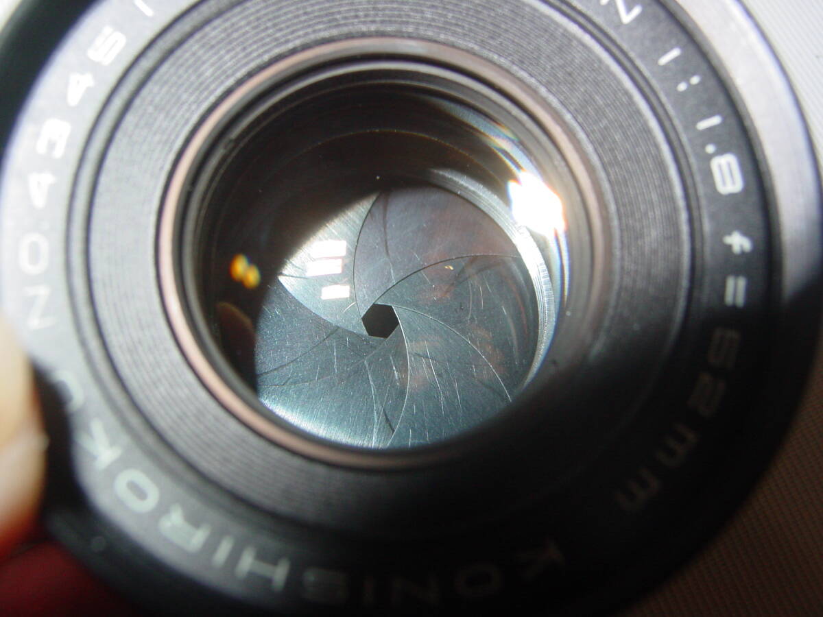 ★KONICA コニカ HEXANON 52mm F1.8 単焦点レンズ ヘキサノンレンズ　_画像3