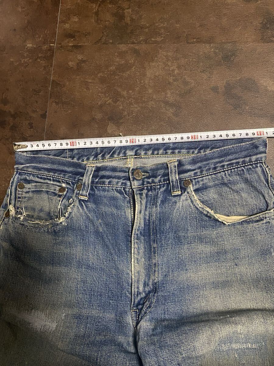 1スタ超Special！50s リーバイス　501zxx オリジナル　皮パッチ　53モデル　雰囲気抜群　ヴィンテージ　デニム　検40s 60s 70sデニムパンツ