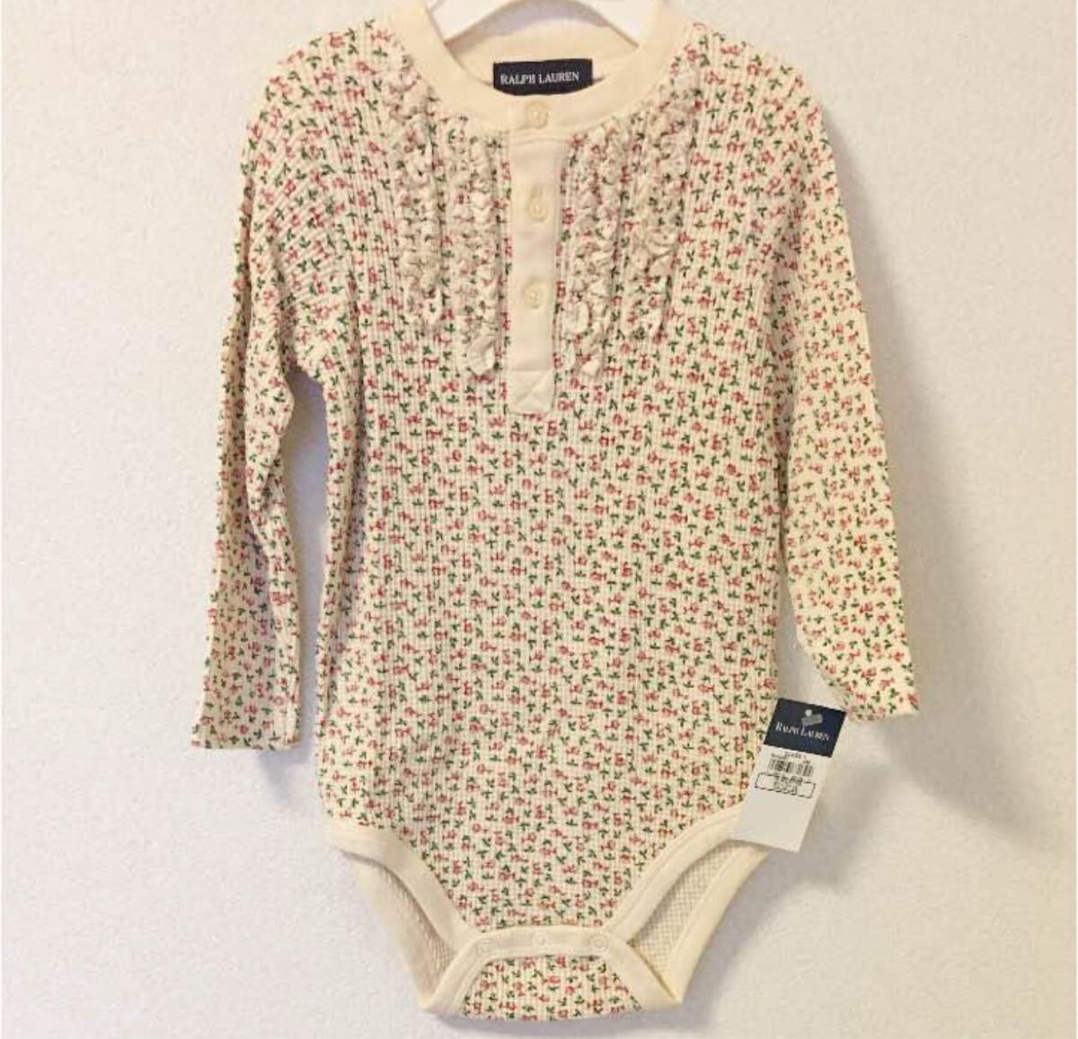 ラルフローレン　花柄ロンパース 18m