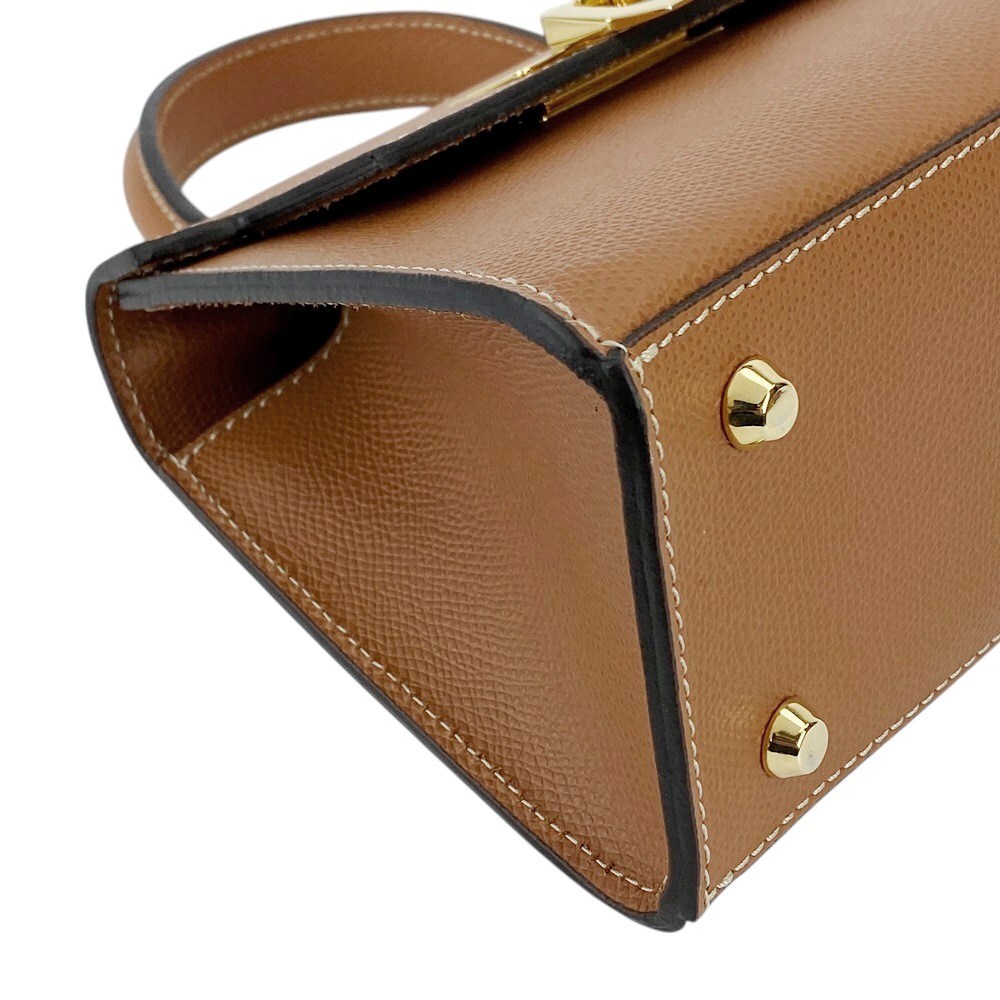 ■未使用■　カルボッティ ２WAY ショルダー ハンド バッグ レザー ブラウン 【369360】2_画像3