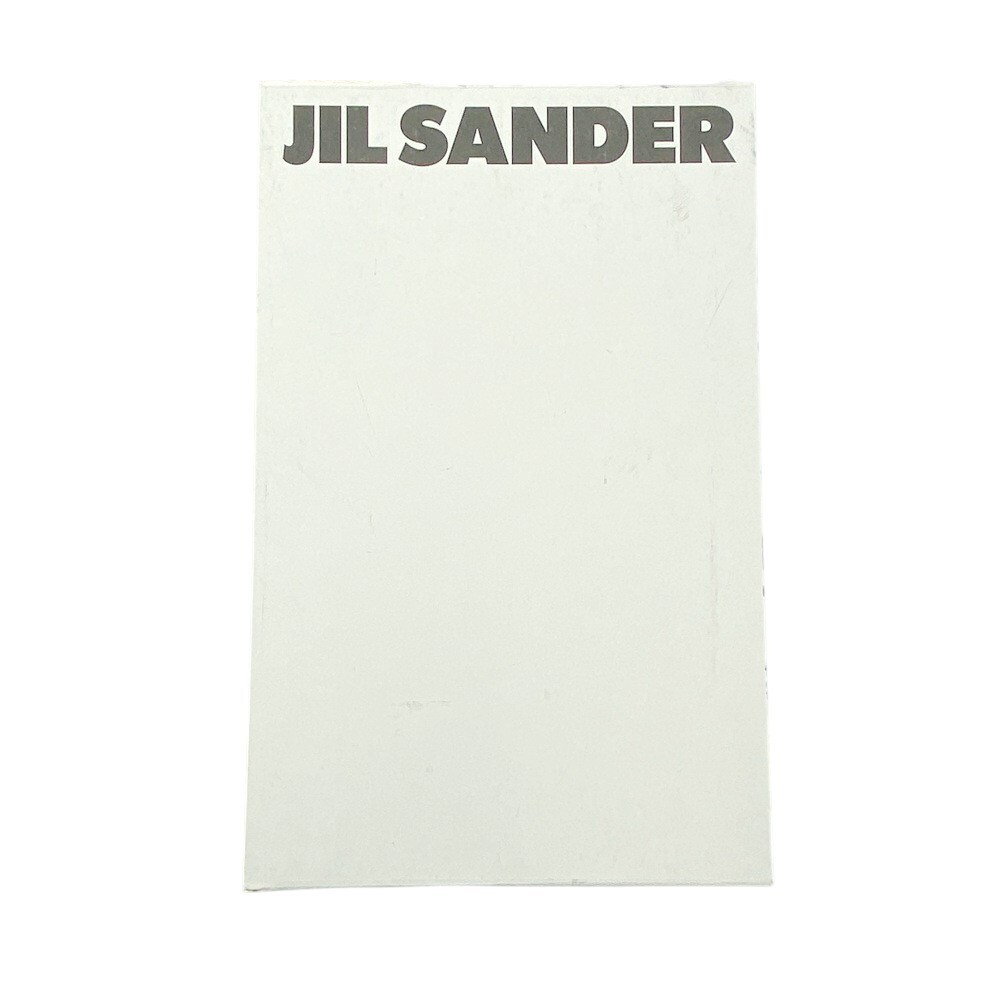 ■美品■ ジルサンダー メタルプレート ミュール ポインテッドトゥ サンダル レザー ブラック ゴールド JS38250A #36 箱 【21675】5_画像8