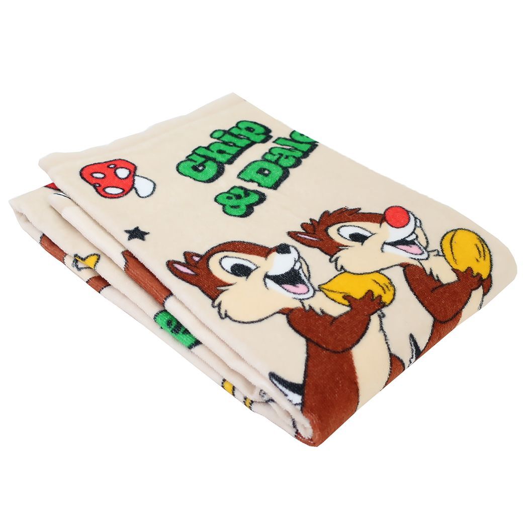 チップ&デール プリントビッグタオル ディズニー バスタオル キャラクター グルービー_画像3