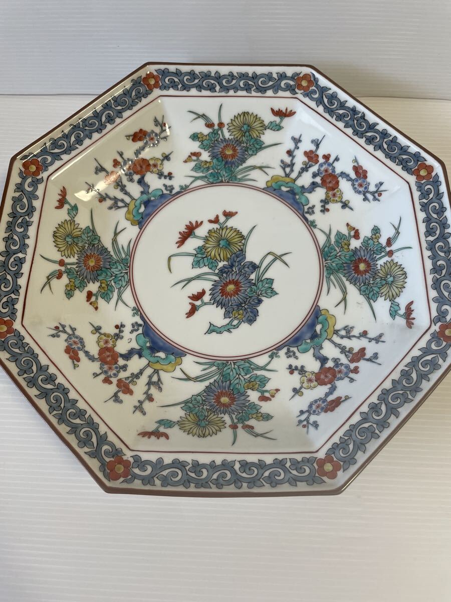 有田焼　大皿 飾り皿 色絵 アンティーク 弥左衛門作_画像1