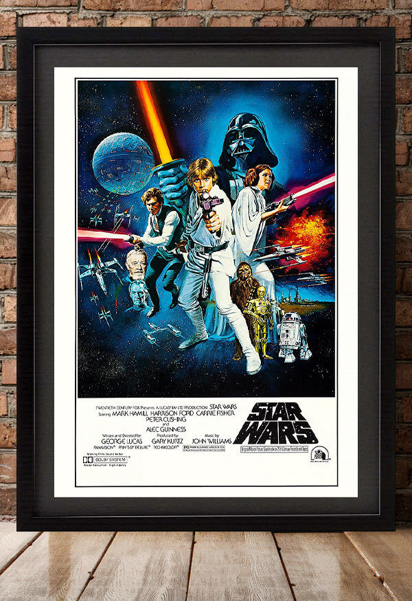 US版ポスター★スター・ウォーズ エピソード4/新たなる希望(1977) Style C★ジョージ・ルーカス/Star Wars Episode IV_画像9