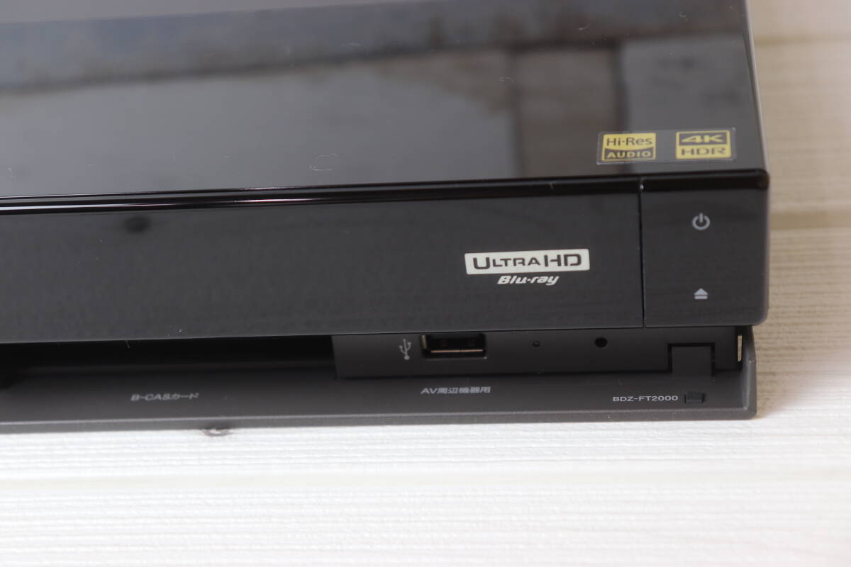 美品】SONY ブルーレイレコーダー BDZ-FT2000 2TB 3番組同時録畫 Uitra HD 再生 /純正リモコン?電源ケーブル?新品HDMI?アンテナケーブル