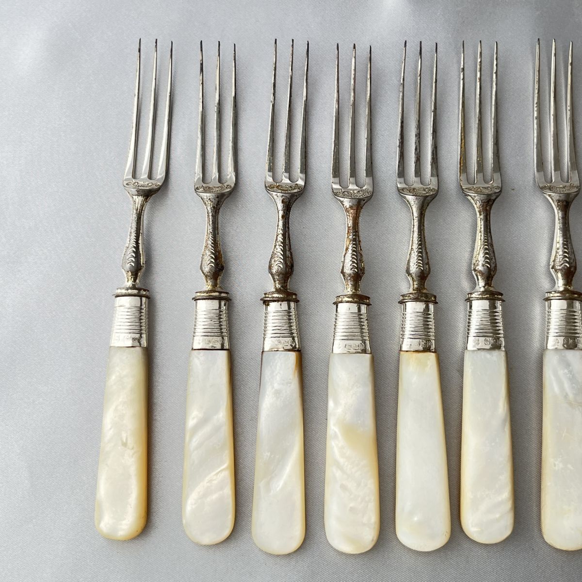 【James Deakin & Sons 】【純銀継手 / 白蝶貝】ティーナイフ James Deakin & Sons 】【純銀継手 / 白蝶貝】ティーナイフ