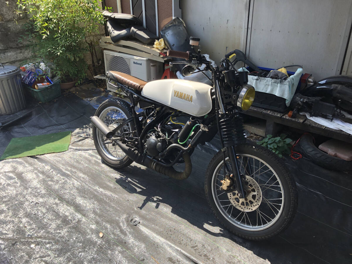 【希少】YAMAHA RZ50 RA01J 68.8ccボアアップ公認(rèn) 2スト カスタム多數(shù) 即乗り可