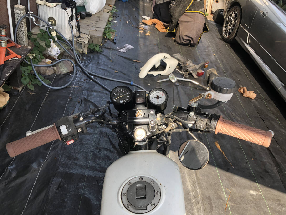 【希少】YAMAHA RZ50 RA01J 68.8ccボアアップ公認(rèn) 2スト カスタム多數(shù) 即乗り可